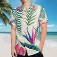 thumbnail image 5 of High Quality Hawaiian Shirts for Men Short Sleeve Aloha Beach Shirt Floral Summer Casual Button Down Shirts Blouses VAAF5R, 5 of 7