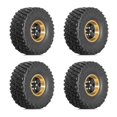 thumbnail image 1 of 4pcs 1.0 Brass Wheel Hub for 1/18 TRX4M SCX24 RC Car Upgrade Parts, 1 of 5