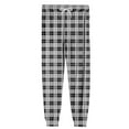thumbnail image 4 of S-4X Plus Size Pajama Pants for Men Big & Tall Tapered Leg Trousers with Pockets and Drawstring Elastic Waist Plaid Printed Homewear Pajamas Pant, 4 of 5