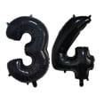 thumbnail image 4 of 2 globos de helio de 32 pulgadas, dorados, plateados, negros, azules y rosas, con números 34, 35, 36, 37, 38, 39 y 40, suministros de decoración para fiestas de feliz cumpleaños, 4 of 5