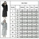 thumbnail image 2 of Plus Size Men Plain Winter Warm Hooded Long Bathrobe Night Robe Nightwear Sleepwear zhangyuxiang LED, 2 of 2