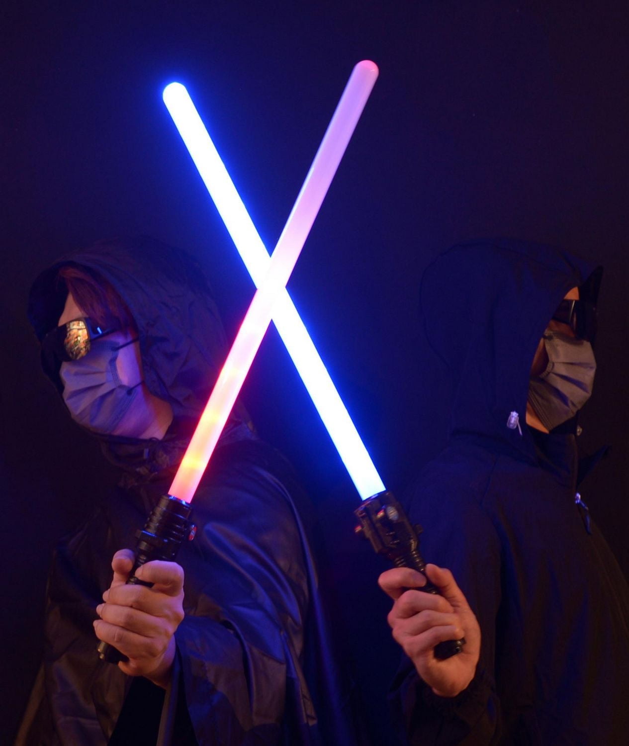 Sword is 26” long,. Sword with sound & light effect powered by 3 x AAA (lr6, 1.5v) batteries (included). Comes with a choice of 3 LED light colours (red LED, blue LED, green LED)., SPACE SWORD