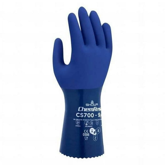 Showa Glove,Chemical Resistat,Seamless Knit,PR CS700XL-10