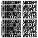 thumbnail image 1 of 10 hojas de letras para planchar en pulgadas, letras de vinilo para planchar, letras de transferencia de calor, pegatinas del alfabeto para tela, ropa, impresión de camisetas, manualidades DIY, 1 of 5