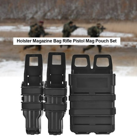 Tactic Molle Pouch,HURRISE Tactic Molle Holster Magazine Bag Rifle Pistol Mag Pouch Set for Military Hunting (Best 22 Rifle For Hunting Small Game)