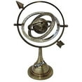 thumbnail image 3 of Antique Brass Armillary Sphere Nautical Maritime Astrolabe Engraved Globe 10", 3 of 3