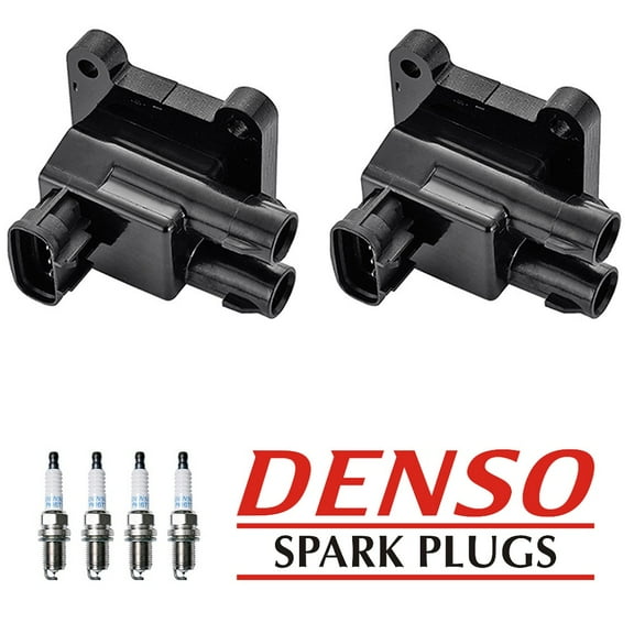 ISA Ignition Coil and Denso Spark Plug Compatible with Toyota Camry Solara 4Runner 3.0L V6 UF180 Fits select: 1998 TOYOTA TACOMA, 1999-2000 TOYOTA TACOMA XTRACAB