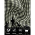thumbnail image 7 of Sage Green Black Plaid Cloth Napkins Set of 4 Reusable Dinner Napkins, Vintage Star Buffalo Check Rustic Cocktail Napkin Washable Table Napkins for Wedding/Holiday Party/Baby Shower 20"x20", 7 of 7