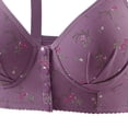 thumbnail image 4 of Akmaiox Plus Size Bras for Women, Full Support Wirefree Front Closure Push Up Bra, Soft Comfy Seamless Everyday No Underwire Lingerie for Women, 4 of 4
