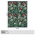 thumbnail image 4 of Orinice Leaves Fruits Warm Lightweight Blanket Soft Fleece Blankets for All Seasons, Throw Blanket Living Rooms Sofa Decor Cow Gifts, Multiple Sizes Available 40x50in, 4 of 6