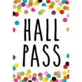 thumbnail image 4 of Teacher Created Resources Confetti Hall Pass with Lanyard, 4 Per Pack, 3 Packs, 4 of 4
