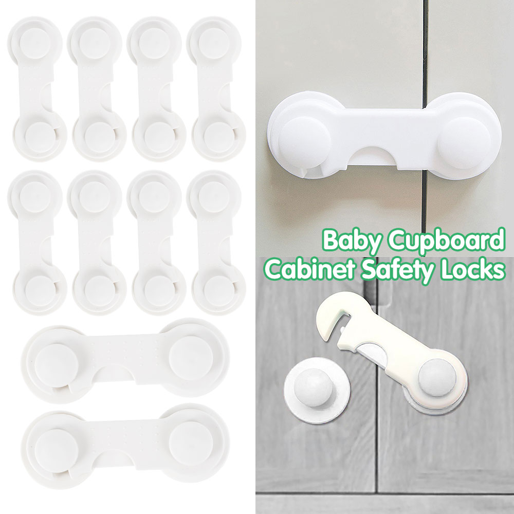 HOTBEST Multifunctional Child Proof Safety Locks No Drill Baby Safety