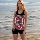 thumbnail image 5 of TaTaai High Waist Modest Bikini Set, Women's Printed Vintage Swimsuit, Conservative Two Piece with Adjustable Design for Vacation Gift, 5 of 8