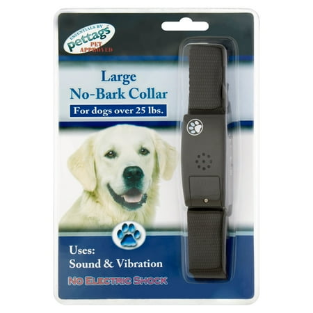 Pettags Large No-Bark Collar for Dogs Over 25 lbs