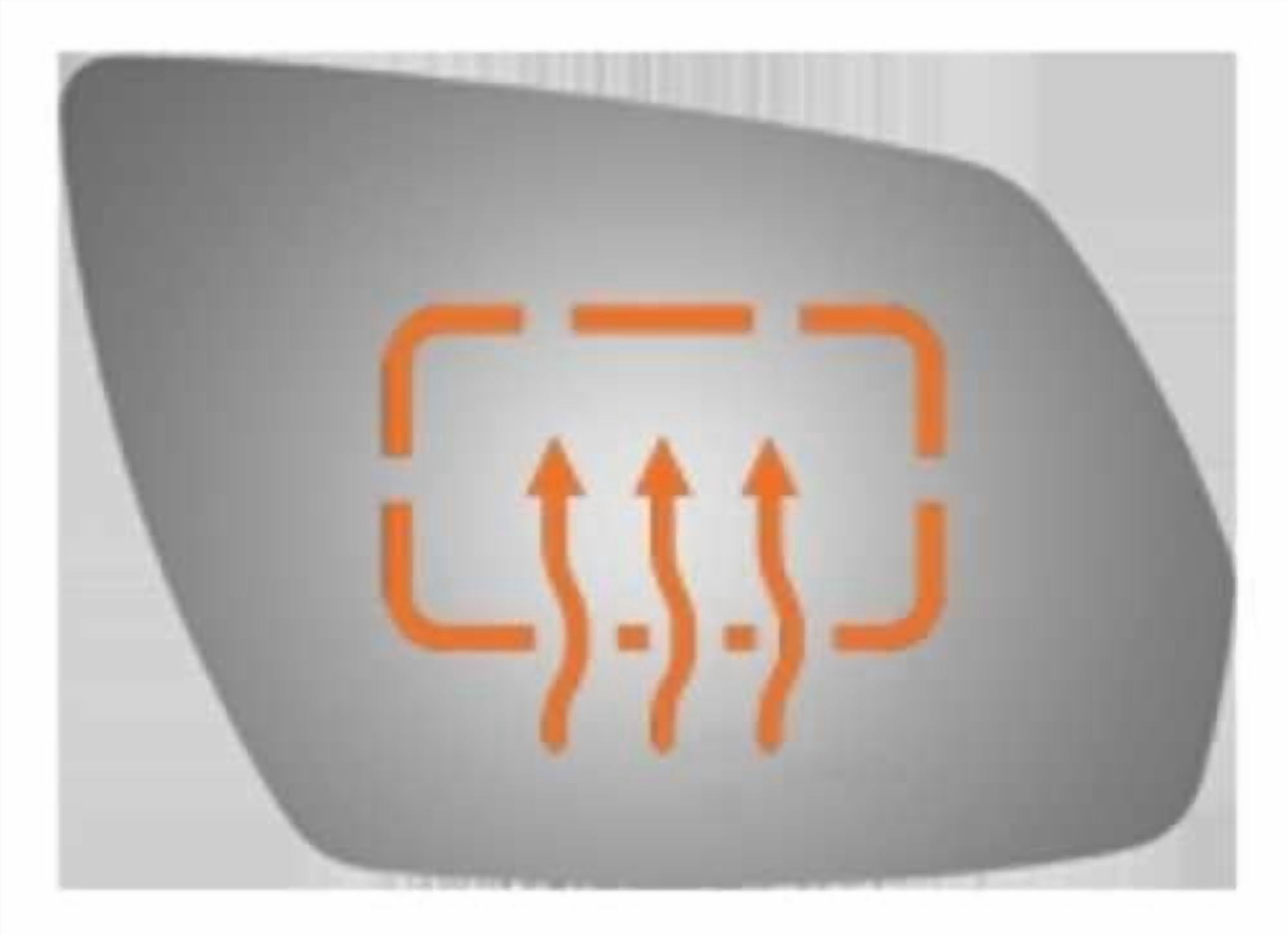 Burco Side View Mirror Replacement Glass - Clear Glass - 5638H