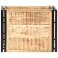 thumbnail image 3 of Mesa auxiliar vidaXL industrial rectangular de madera de mango rugoso, 3 of 9