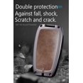 thumbnail image 6 of Key Fob Cover Compatible with Toyota RAV4 Hybrid Camry Hybrid Corolla XSE C-HR Corolla Hatchback Prado 2012-2026 2/3/4 Button Keychain Case Holder Protector,Long Keychain Brown, 6 of 9