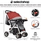 thumbnail image 2 of Carriola Infantil De Lujo Con Toldo De Viaje Compacta Y Ligera Carriola Para Bebe Con Jugetes Tela Transpirable Carrito Para Bebe Con Mango Ergonomico Carreola Ultra Ligera Y Comoda (Roja), 2 of 8
