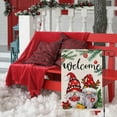 thumbnail image 3 of Christmas Gnome Garden Flag Double Sided 12x18 Inch Vertical, Burlap Small Welcome Xmas for Winter Christmas Holiday Outdoor Yard Decoration, 3 of 6