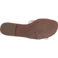 thumbnail image 4 of Sam Edelman Bay Modern Ivory Perla Slides Open Toe Slip On Leather Flats Sandals (Modern Ivory Perla, 10.5), 4 of 6