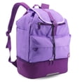 thumbnail image 2 of J World ACE Racket Sports Backpack with Racket Protection & Multiple Storage Compartments, Purple, 2 of 7
