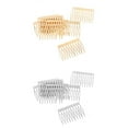 thumbnail image 1 of 20 Unids / pieza, Pinzas para El Cabello de Aleación para Mujer, Peines Laterales, 10 , Horquillas para El Cabello DIY, 56mm Yinane Peine de pelo manualidades de bricolaje, 1 of 8