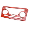 thumbnail image 4 of Center Console A/C Panel Cover Trim For Dodge Charger 2011-2014 Red Carbon Fiber, 4 of 5