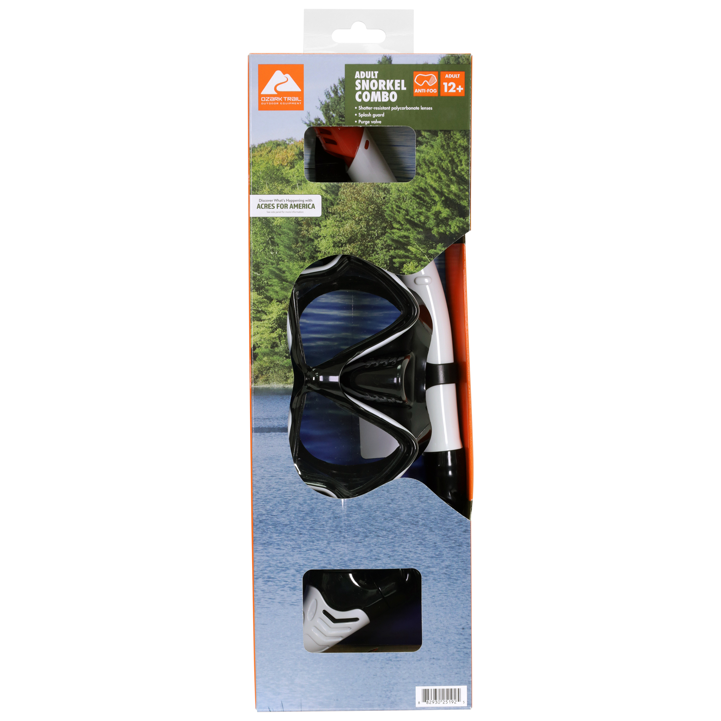 Ozark Trail Adult Snorkel and Mask Combo Set photo 2