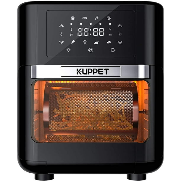 KUPPET Air Fryer Oven, 10.7 Quarts Air Fryer, Rotisserie Oven, 8in1