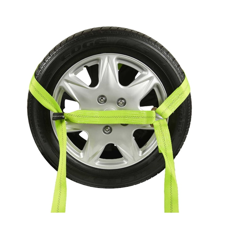 4 Pack 2'' x 8' Lasso Tow Strap with D Ring and Protective Sleeve - TikTok
