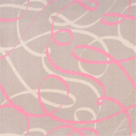 Joy Carpets Ribbons - Joy Rugs Ribbons Machine Tufted - Cut Pile Pink 7'8