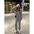 thumbnail image 3 of Spring New Collection Women'S Three-Piece Casual Set With Long Sleeve Hooded Jacket And Pants For Wholesale, 3 of 8
