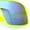 Yellow - Blue Mirror, variant on Boys Kids Size Color Mirror Large Shield Sport MTB Plastic Sunglasses Blue - Orange Mirror