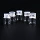 thumbnail image 5 of EeaseMX 25 botellas de vidrio de 5 ml para almacenamiento, frascos de aluminio, mini botellas de vidrio transparentes., 5 of 7