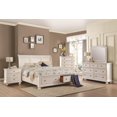 thumbnail image 1 of Topline Home Furnishings 6pc White Queen Size Bedroom Set, 1 of 7