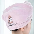 thumbnail image 3 of Turbante para el cabello ultra absorbente, de secado rápido, suave, antiencrespamiento, toallas para envolver el cabello para mujeres Vhermosa, 3 of 5