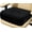 Black, variant on 6" Extra Thick Memory Foam Office Chair Cushion – 2-Layer Booster Seat for Back & Tailbone Pain Relief, 18 x 16 x 6in Non-Slip Cushion with Carry Handle for Wheelchair, Car, and Airplane