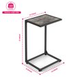 thumbnail image 3 of 23.37 inch tall C Table (Set of 2) - Dark Gray, 3 of 6