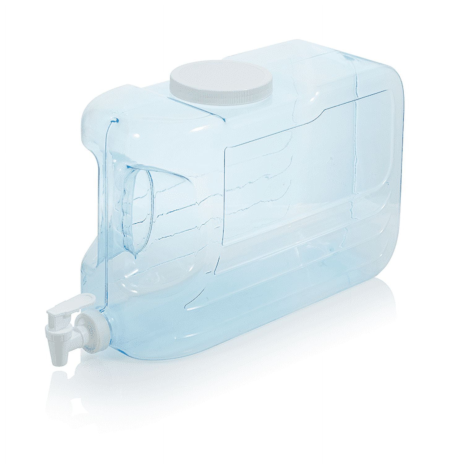 (2 pack) Arrow, Beverage Dispenser, H2O 2.5-Gal Slimline Beverage Dispenser, Blue, great for entertaining and serving.