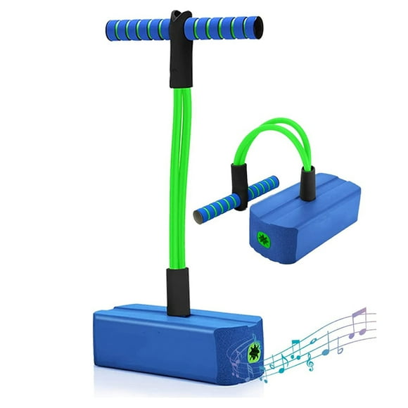 Bungee Jumper for Children and Adults, Foam Pogo Stick Holistic Development Indoor Outdoor Fun with Squeaky Sounds, Comfortable Handles for Safe Play, Supports up to 250 Lbs