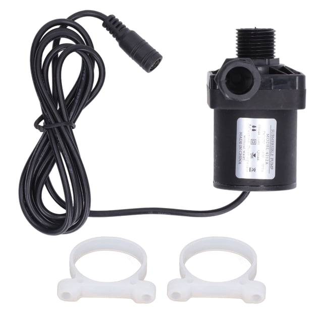 Bomba sumergible pequeña, segura, estable, de bajo consumo, silenciosa, para fuente de agua, 12 V CC, 20 W, 800 l/h.