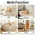 thumbnail image 5 of decorUhome Waterproof Sofa Cover for Dogs, Reversible Couch Covers Washable for Furniture (82x102 Inch, Taupe/Beige), 5 of 9