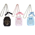 thumbnail image 2 of Bolsa de felpa de dibujos animados Kuromi My Melody Cinnamoroll, bolsa de almacenamiento de bolsillo para teléfono, monedero, juguetes Kawaii, regalo para niñas, 2 of 4
