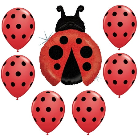Ladybug Balloon Set Birthday Party Baby Shower Decorations Supplies (7)