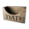 thumbnail image 6 of Wooden Dad Hat Holder - Engraved with "Dad" Letter, Baseball Hat Rack Stand Organizer, Hat Box Gift for Dad, Grandpa, Father's Day Gift, 6 of 8