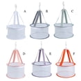 thumbnail image 2 of gufffrom Elaborate Laundry Baskets Supplies Clothes Light Large Capacity Drying Cosmetic Blender Net Bag Beauty Egg Storage Rack Pink, 2 of 9
