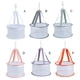 thumbnail image 5 of Matsuzay Cesta de lavandería con cremallera Suministros Gran capacidad Ventilación Secado Cosmético Bolsa de red Beauty Egg Rack Pink Almacenamiento y organización del hogar Violeta, 5 of 6