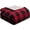 Buffalo Burgundy, variant on Elegant Comfort Reversible Buffalo Plaid Flannel Sherpa Blanket - Soft Fleece Throw for Couch or Bed - Plush Warm Winter Blanket, King, Blue