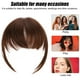 thumbnail image 2 of Extensión de cabello con flequillo falso para mujer, 2 of 6