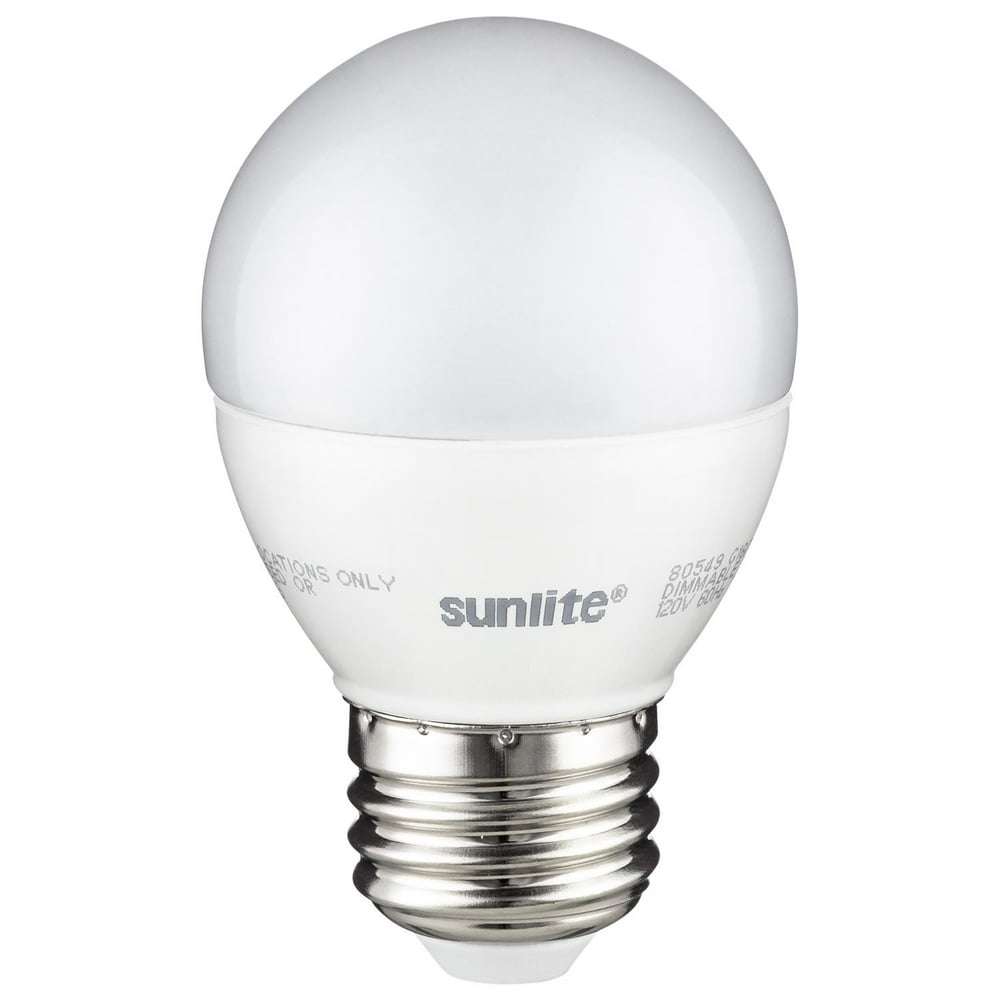 SUNLITE G16 LED 7W 120V E26 Medium Base 2700K Warm White